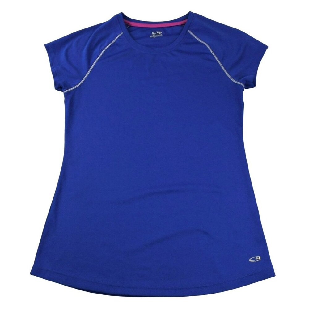 Champion Womens Blue Top Workout Wear Athletic Attire Size Medium  JH1083